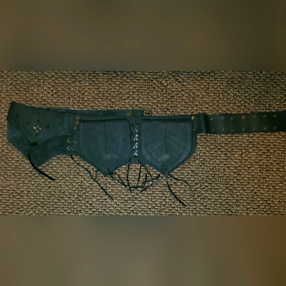 Leather festival/utility belt